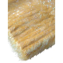 Yellow Polyester Mohair Fiber Neck Wrap Scarf