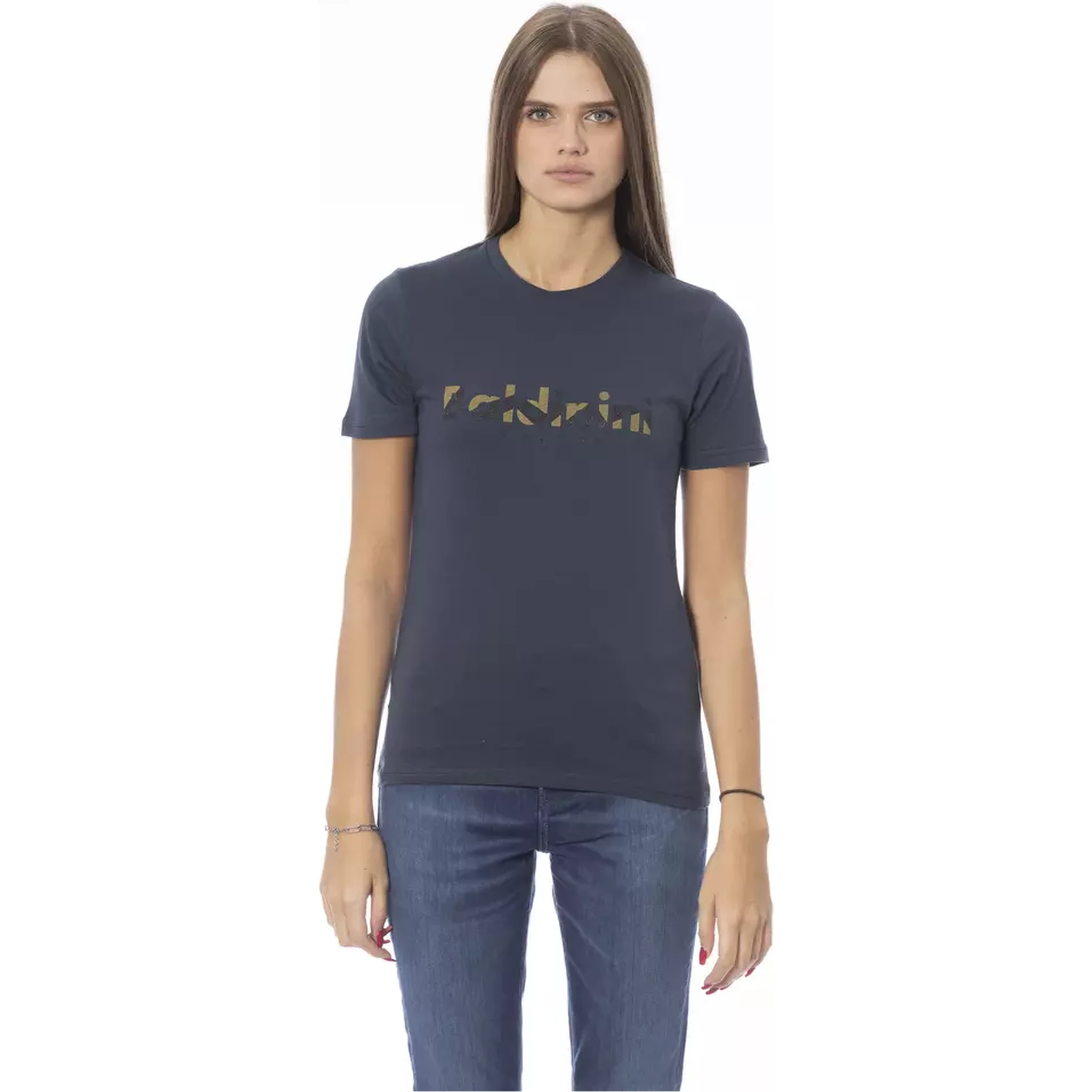 تيشيرت قطني أزرق