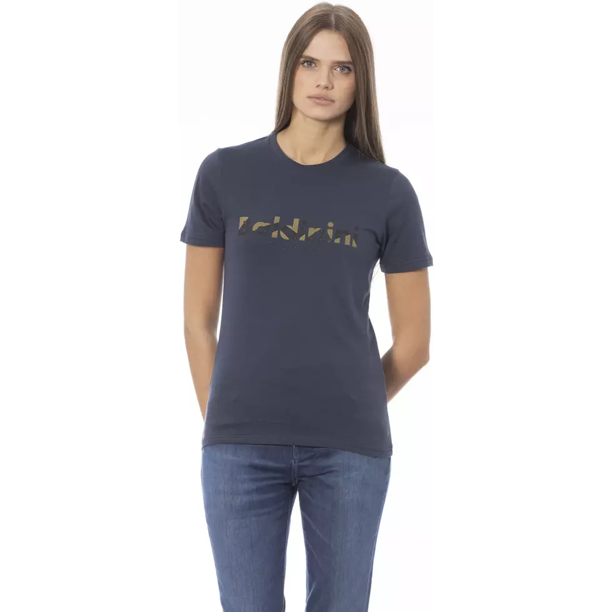 تيشيرت قطني أزرق