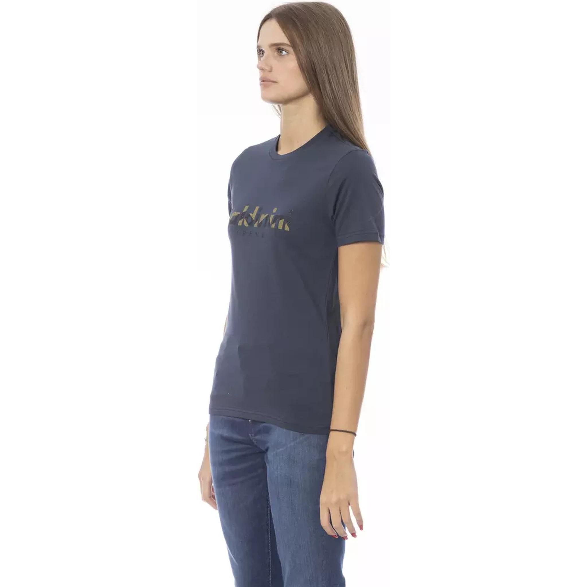 تيشيرت قطني أزرق