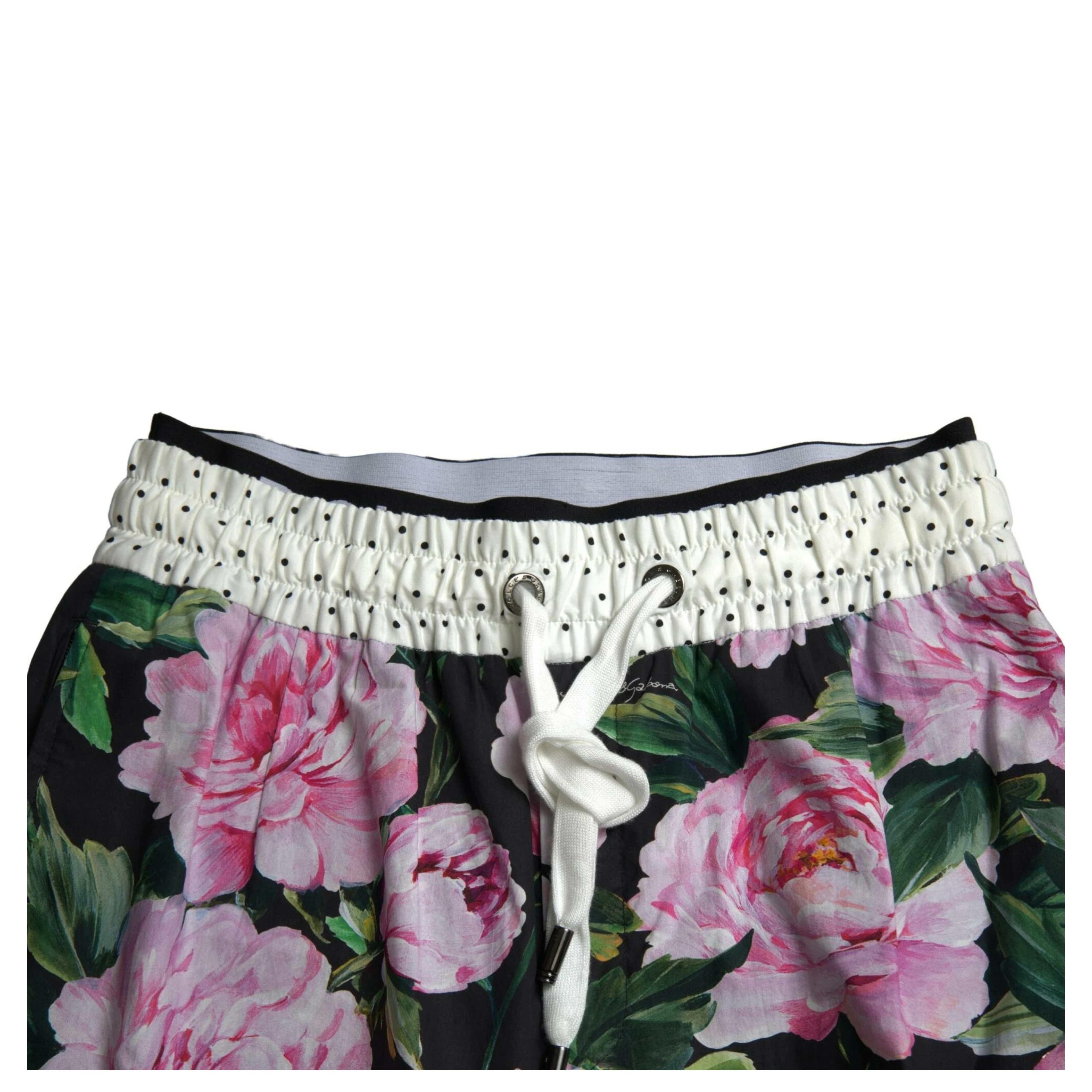 Multicolor Peony Joggers Cotton Men Pants