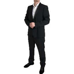 Black 2 Piece Single Breasted MARTINI Suit