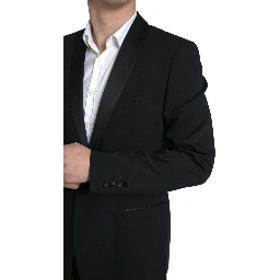Black 2 Piece Single Breasted MARTINI Suit