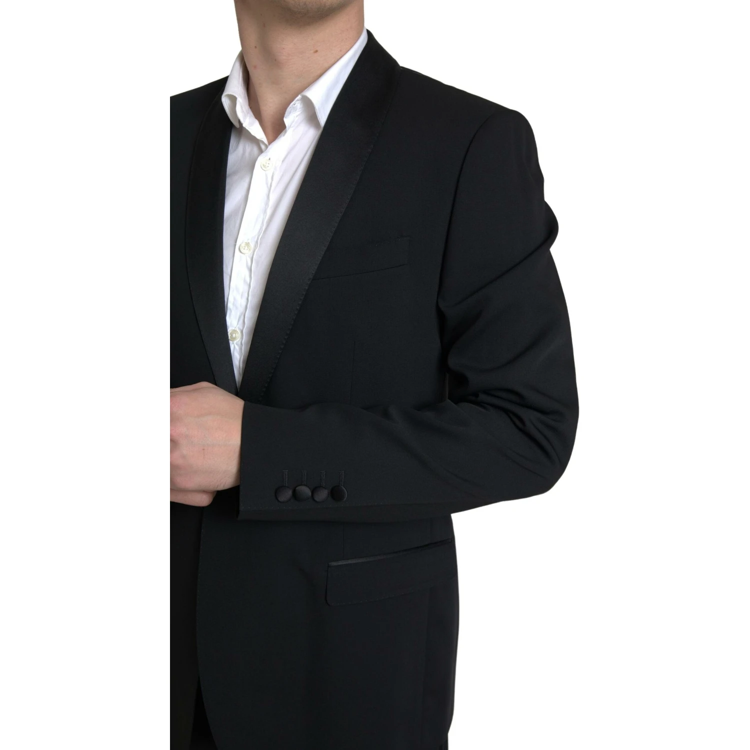 Black 2 Piece Single Breasted MARTINI Suit