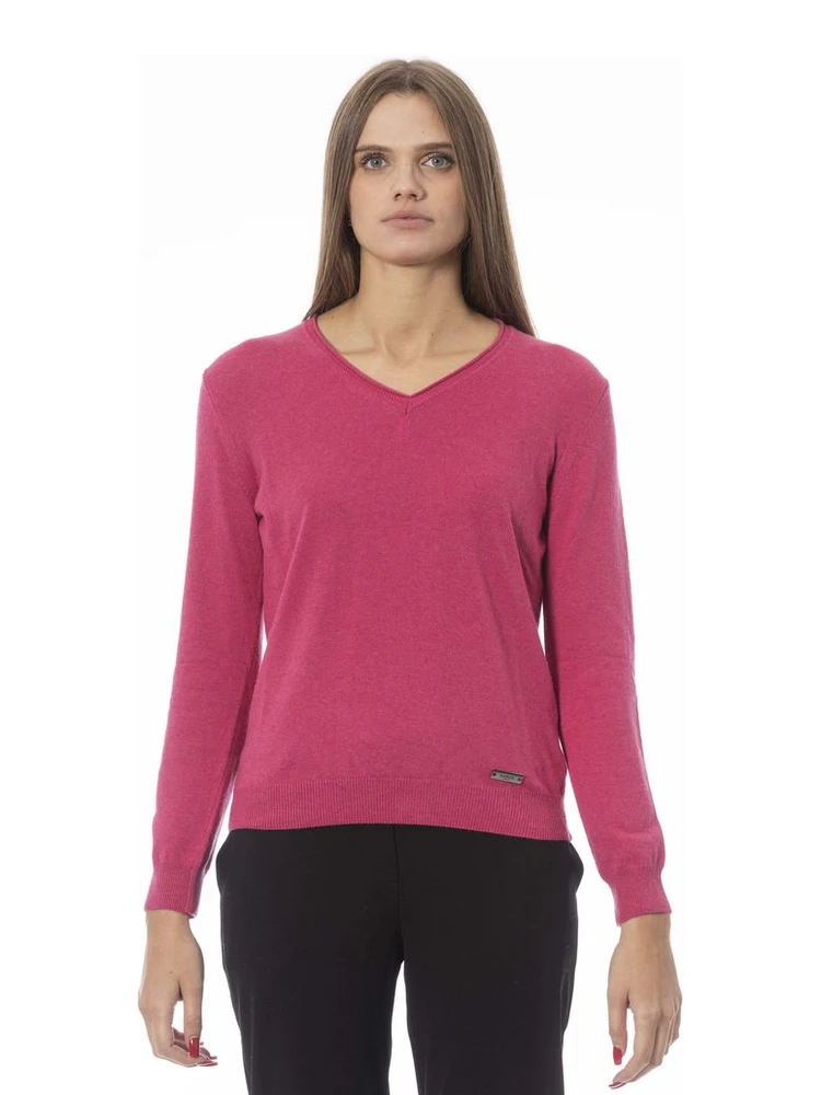 Fuchsia Polyamide Sweater