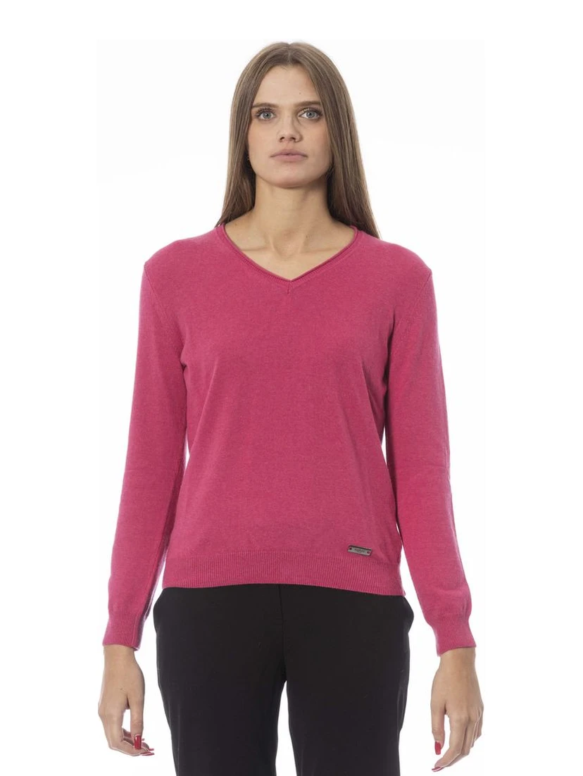 Fuchsia Polyamide Sweater