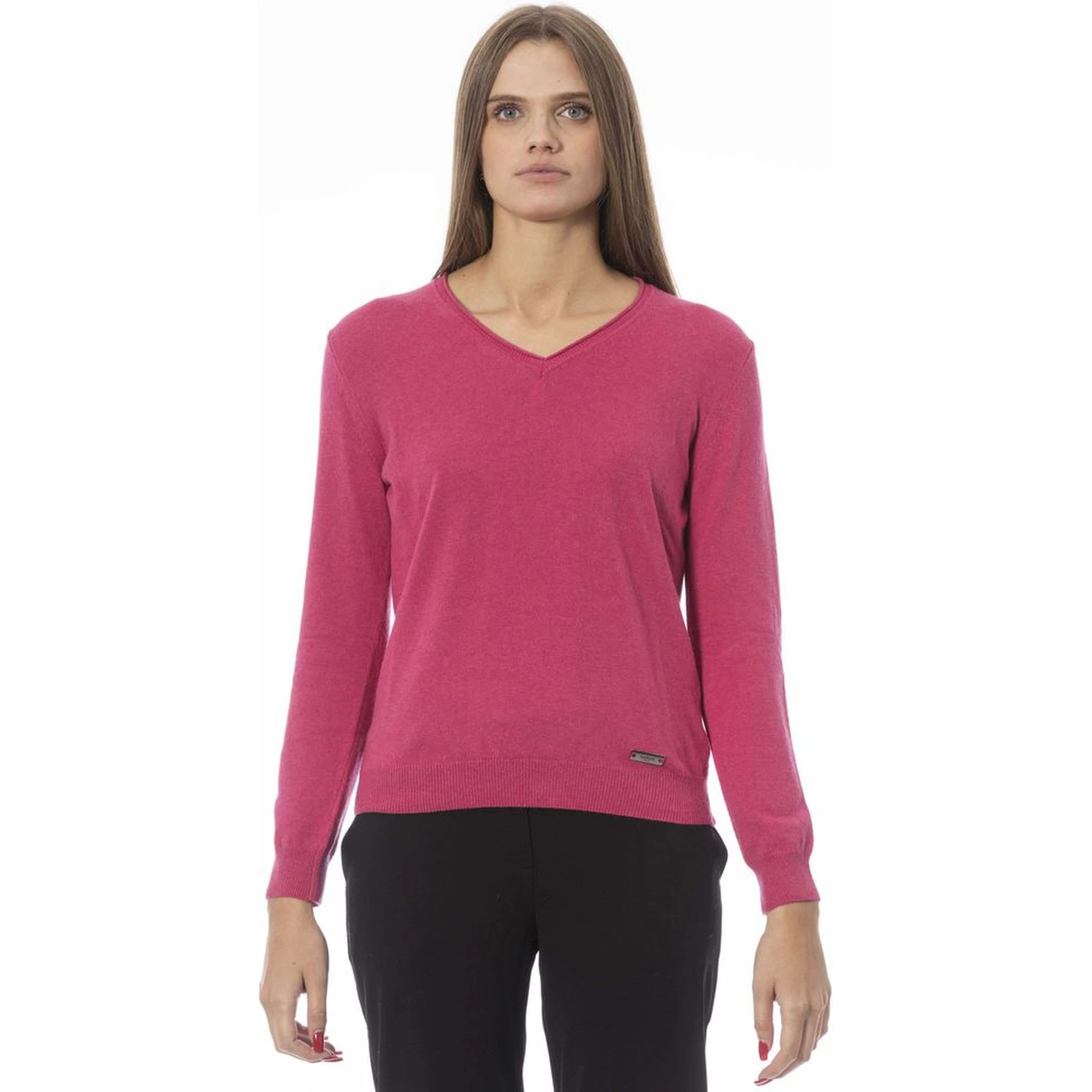 Fuchsia Polyamide Sweater