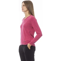Fuchsia Polyamide Sweater