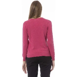 Fuchsia Polyamide Sweater
