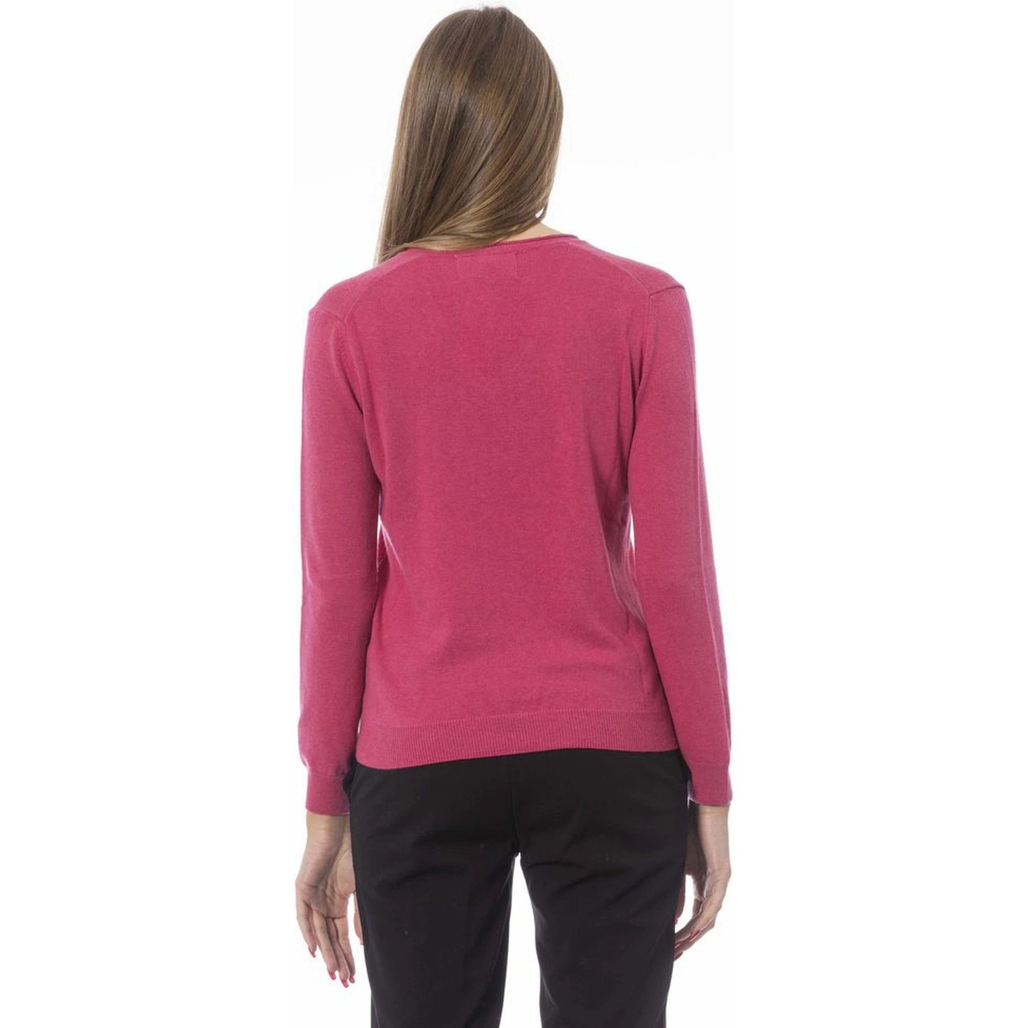 Fuchsia Polyamide Sweater
