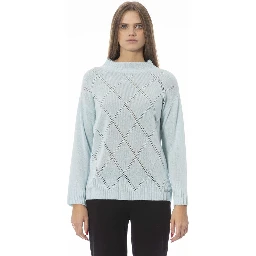 Light Blue Wool Sweater