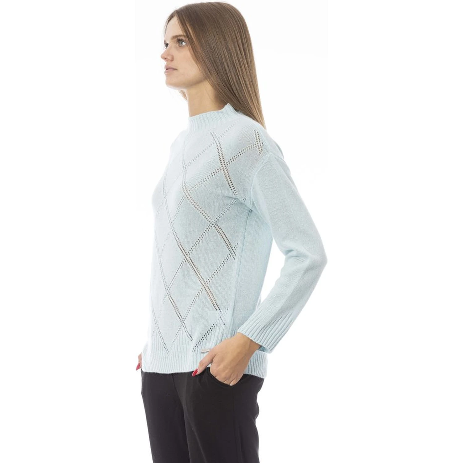 Light Blue Wool Sweater