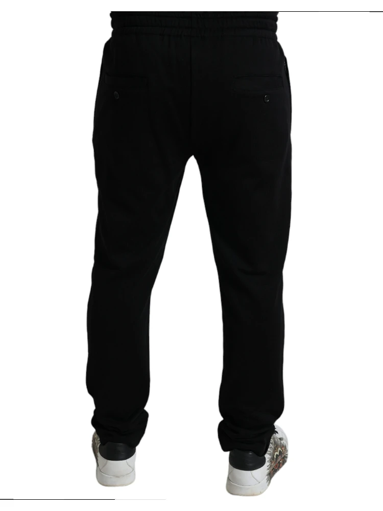 Black DG Logo Skinny Jogger Sweatpants Pants alternative