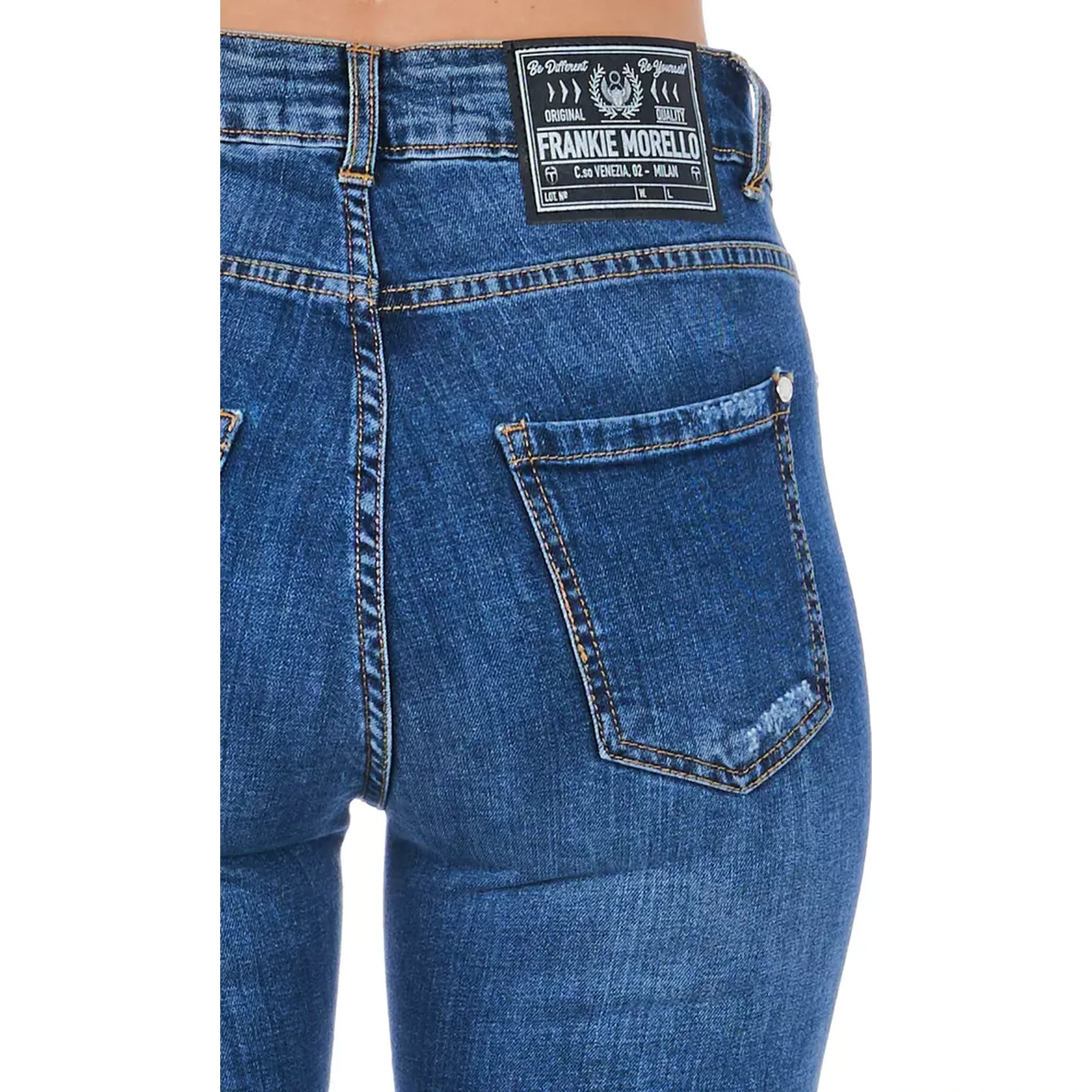 Blue Other Fibres Jeans Denim