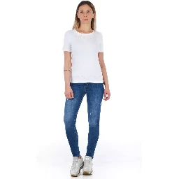 Blue Other Fibres Jeans Denim