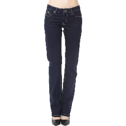 Blue Cotton Jeans Denim