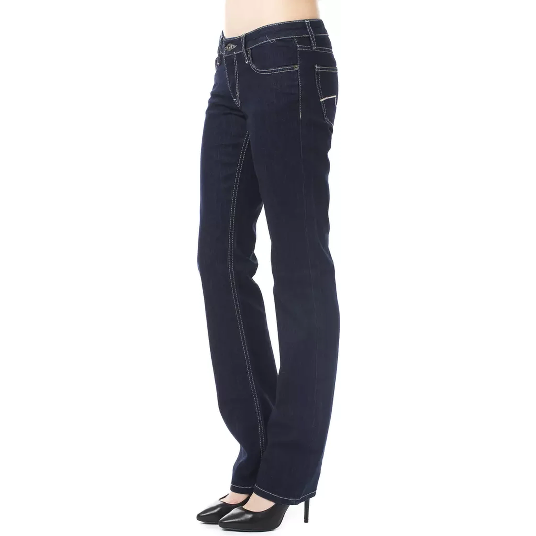 Blue Cotton Jeans Denim