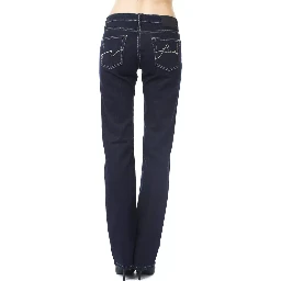 Blue Cotton Jeans Denim