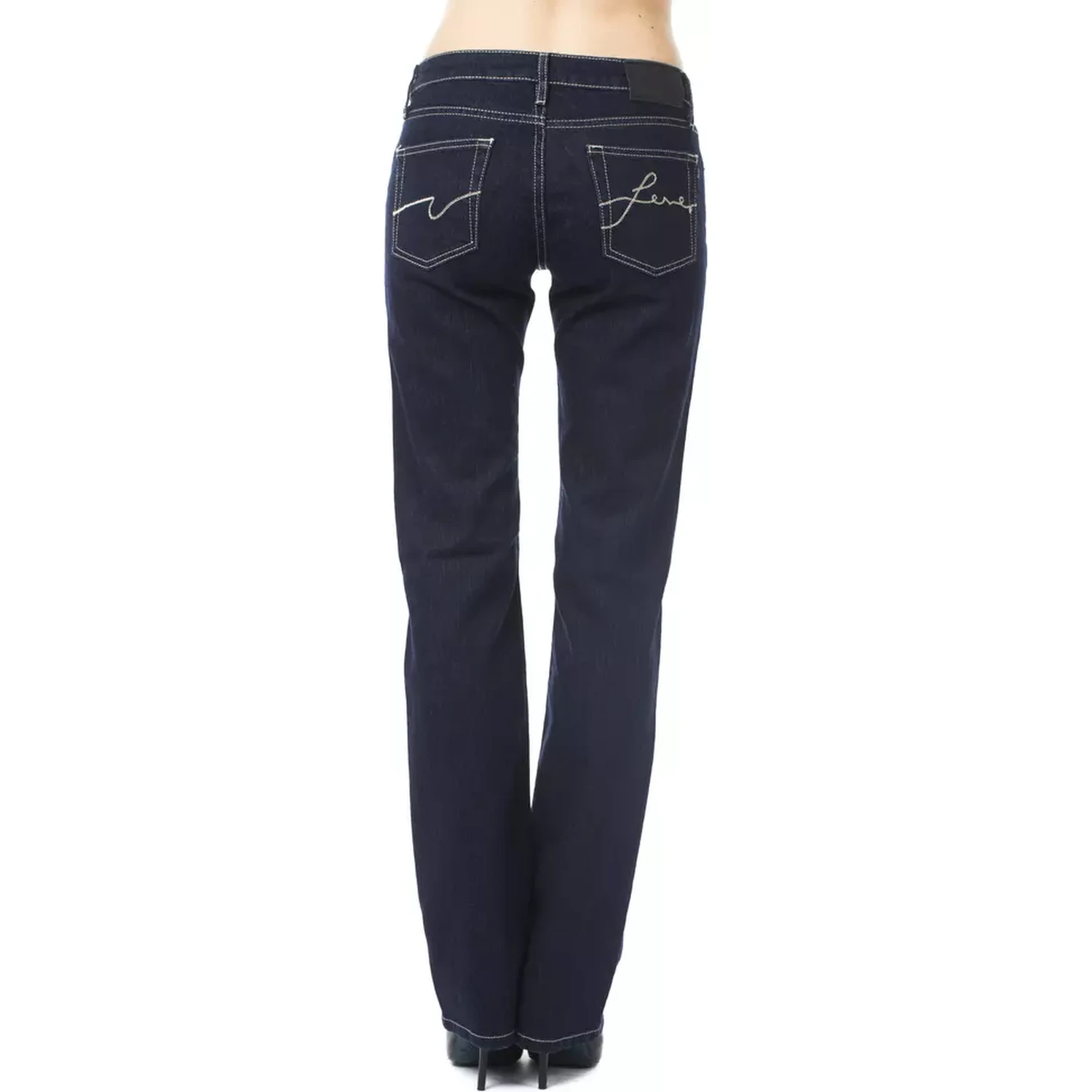 Blue Cotton Jeans Denim