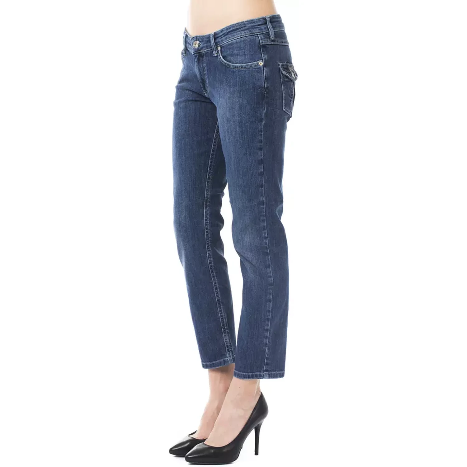 Light Blue Cotton Jeans Denim