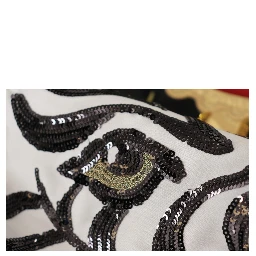 Black Love Clock Sequined Piano Skirt
