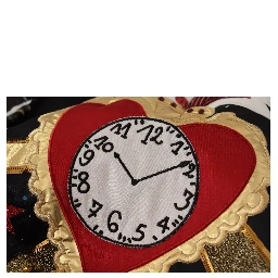Black Love Clock Sequined Piano Skirt