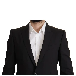 Black Single Breasted Jacket MARTINI Blazer