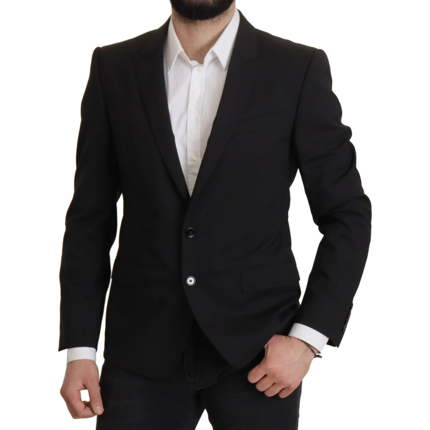 Black Single Breasted Jacket MARTINI Blazer