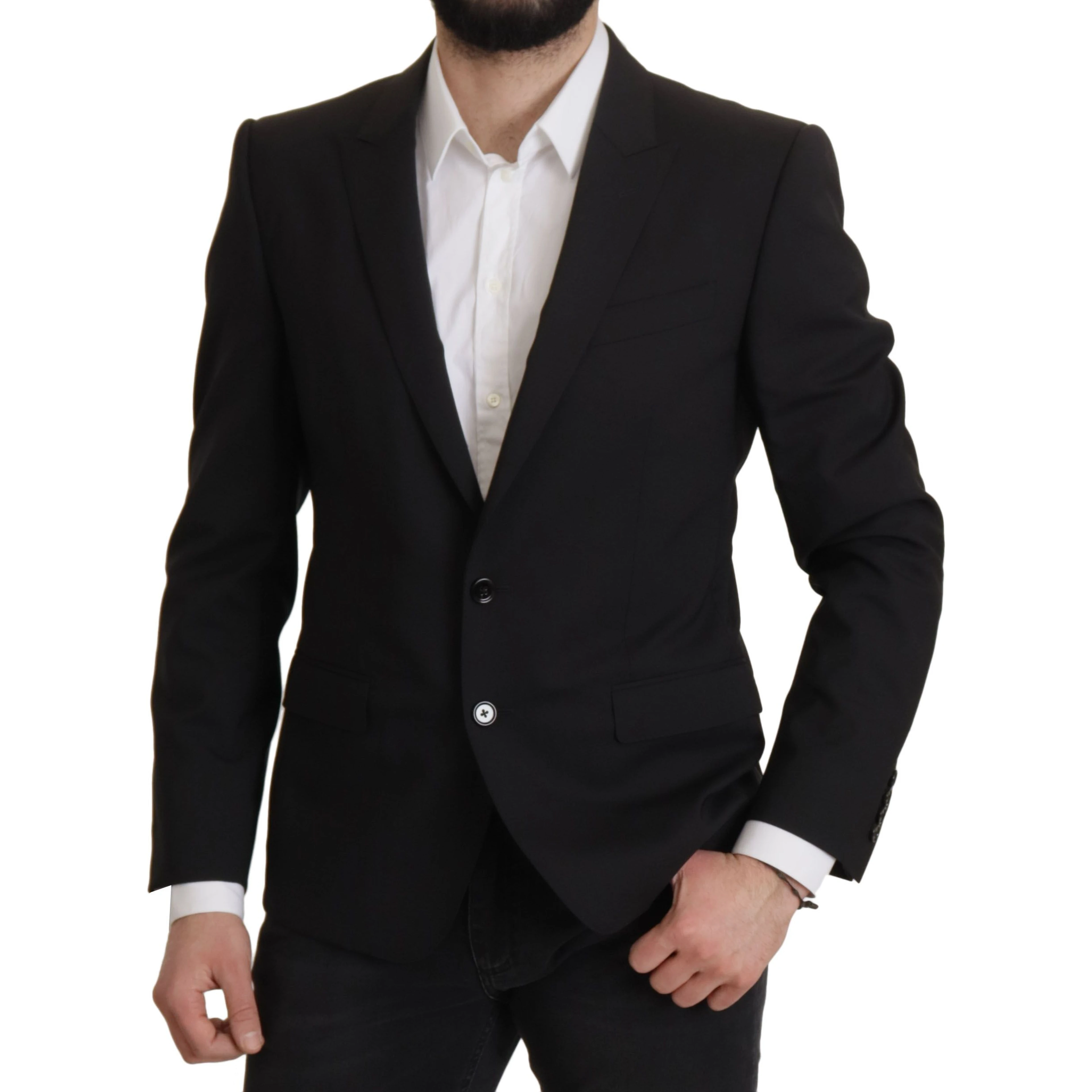 Black Single Breasted Jacket MARTINI Blazer