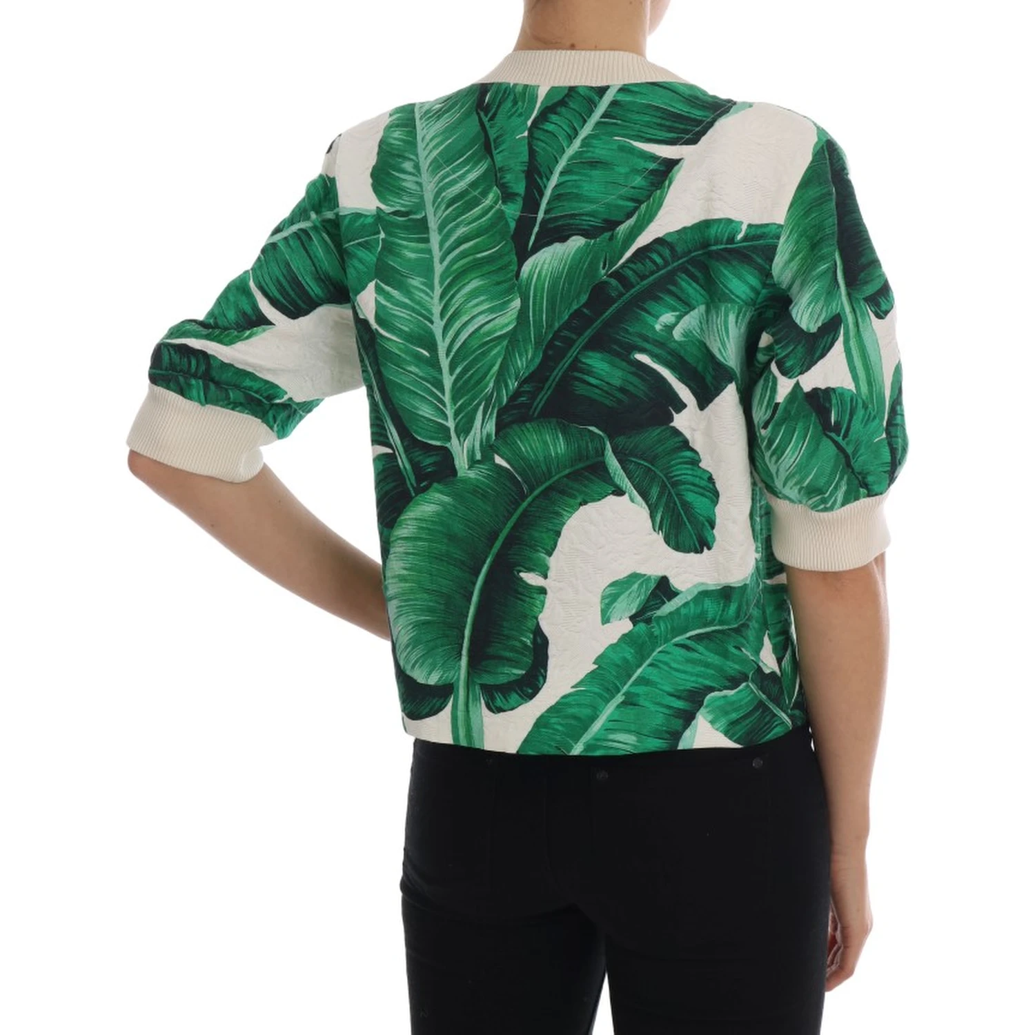 Pineapple Banana Sequins Crewneck Sweater