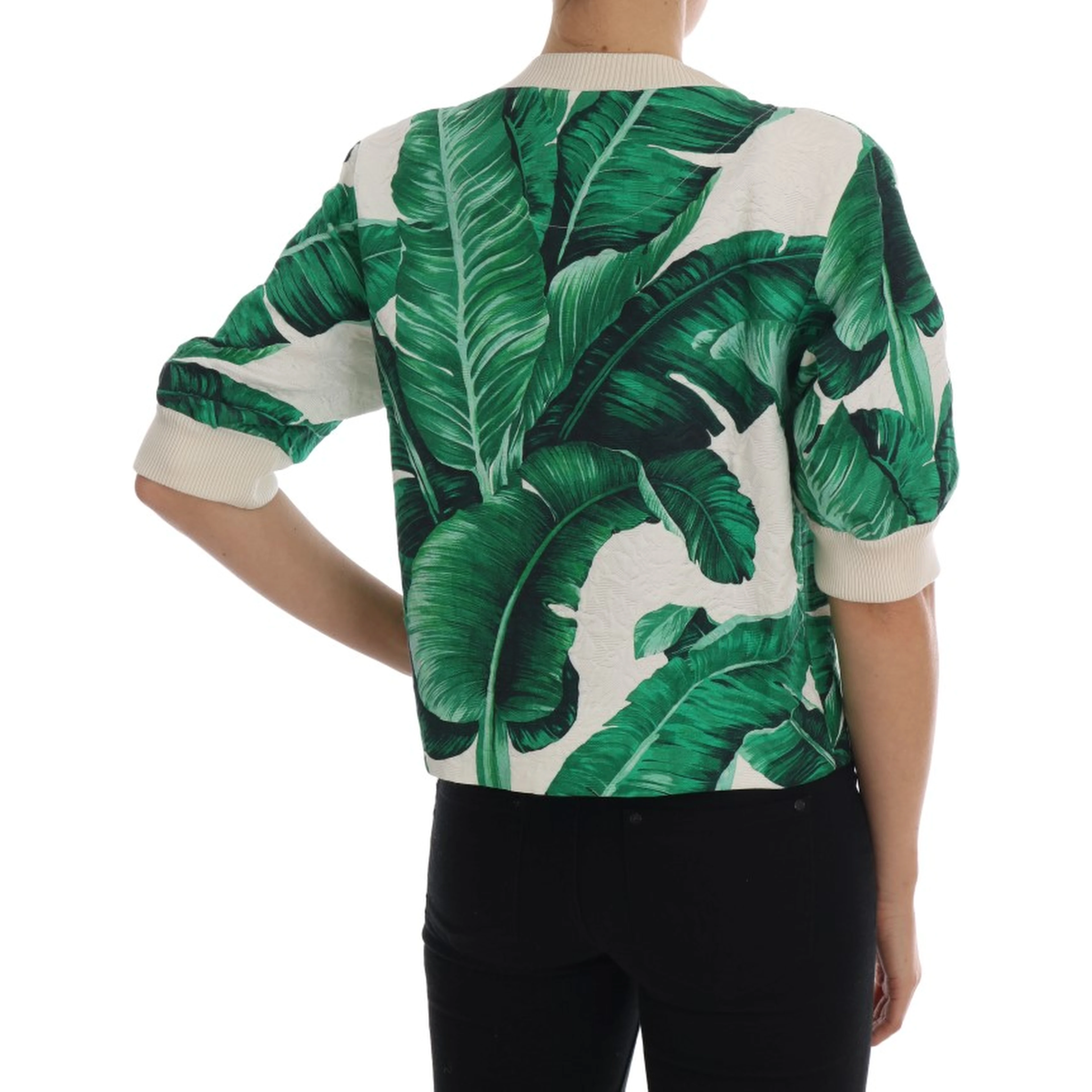 Pineapple Banana Sequins Crewneck Sweater