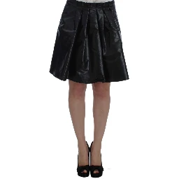 Black Blue Two Piece Suit Skirt & Blazer