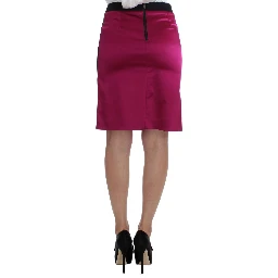 Black Pink Two Piece Suit Skirt & Blazer