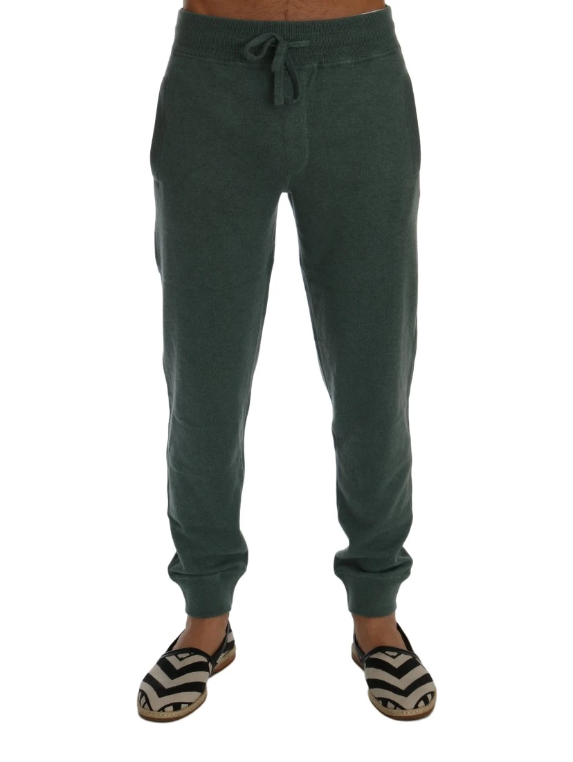 Green Cashmere Training Pants