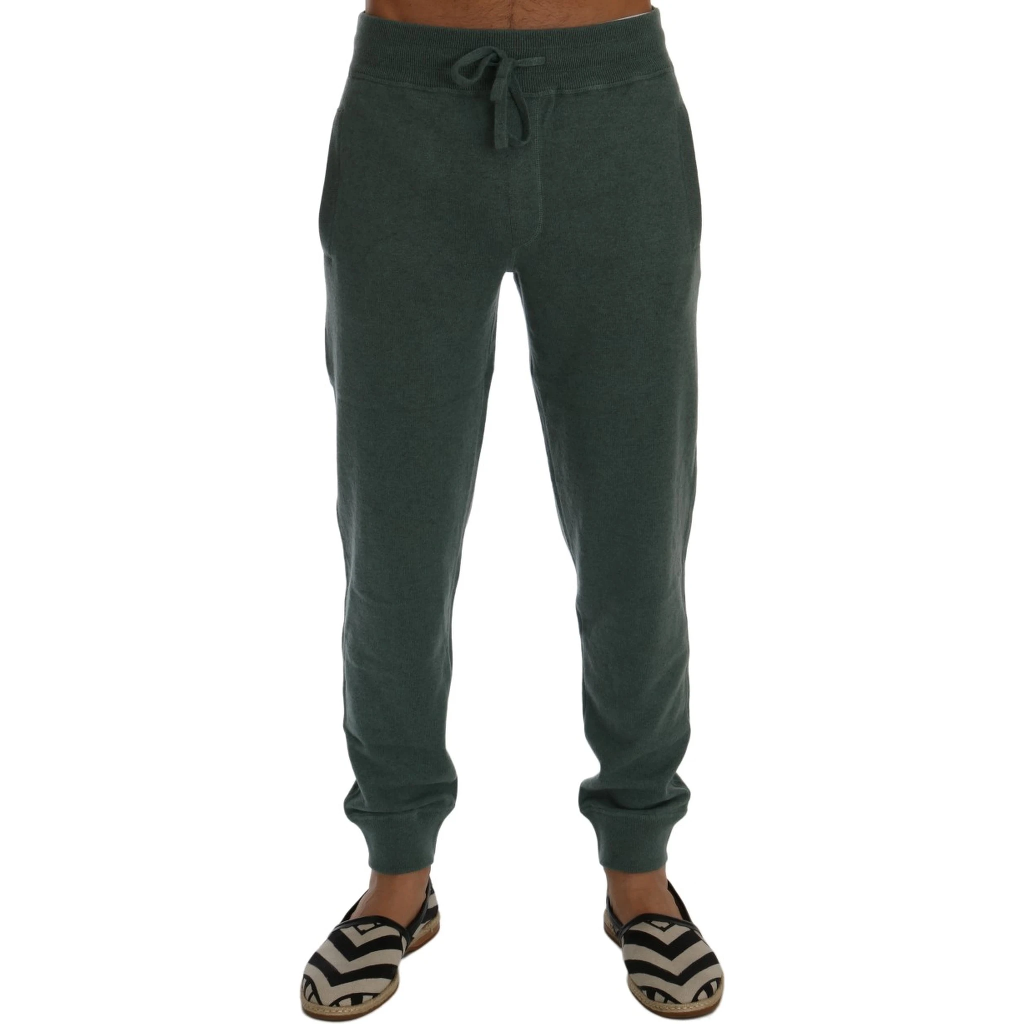 Green Cashmere Training Pants