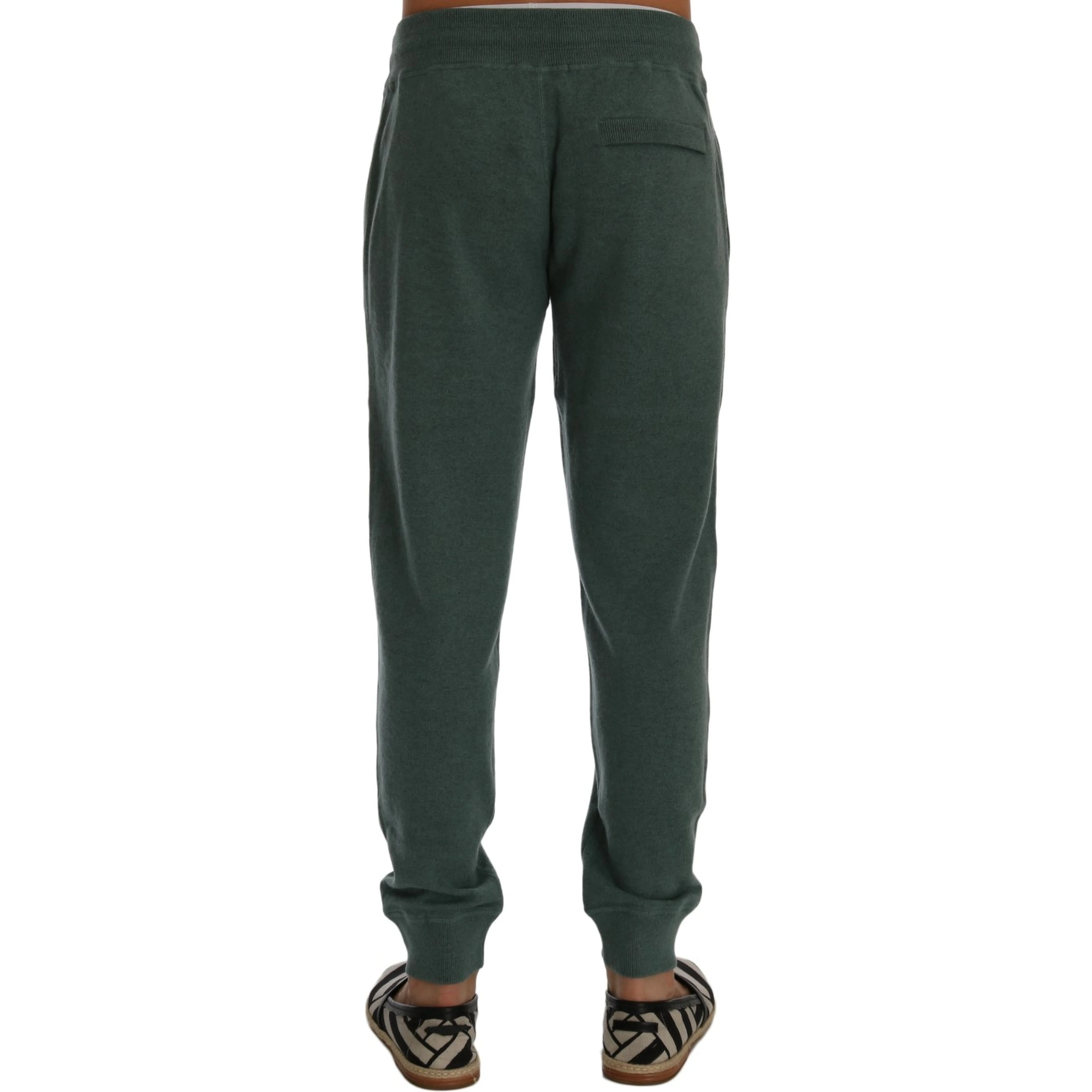 Green Cashmere Training Pants
