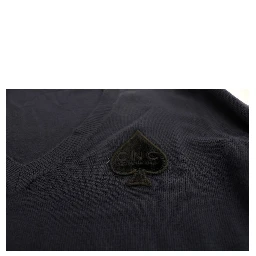 Blue V-neck Viscose Sweater