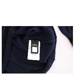 Blue V-neck Viscose Sweater