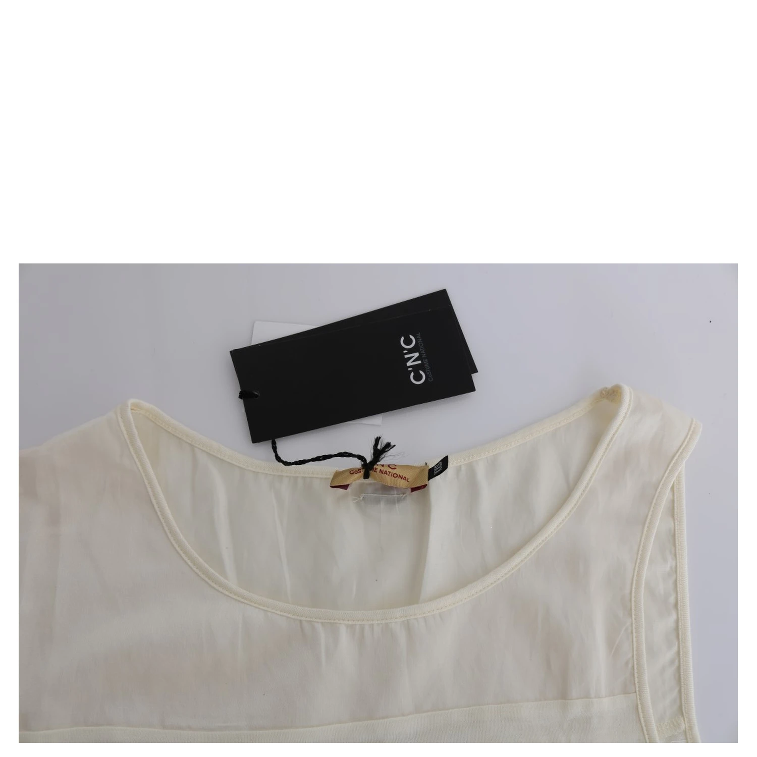 Beige Asymmetric Top Blouse