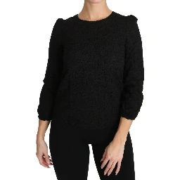 Black Floral Lace Zipper Top Blouse