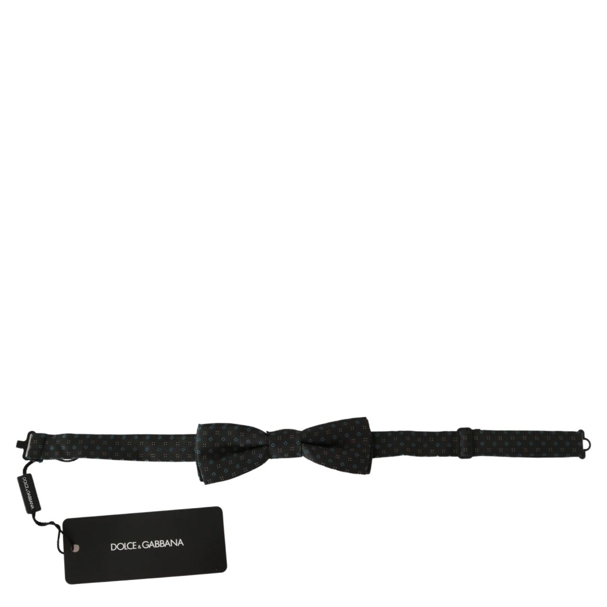 Gray Patterned Mens Necktie Papillon 100% Silk Bow Tie