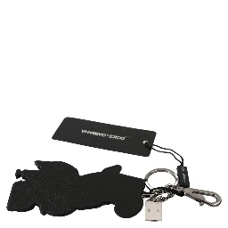 Leather Dominico Stefano SICILY WESTERN Badge Keychain