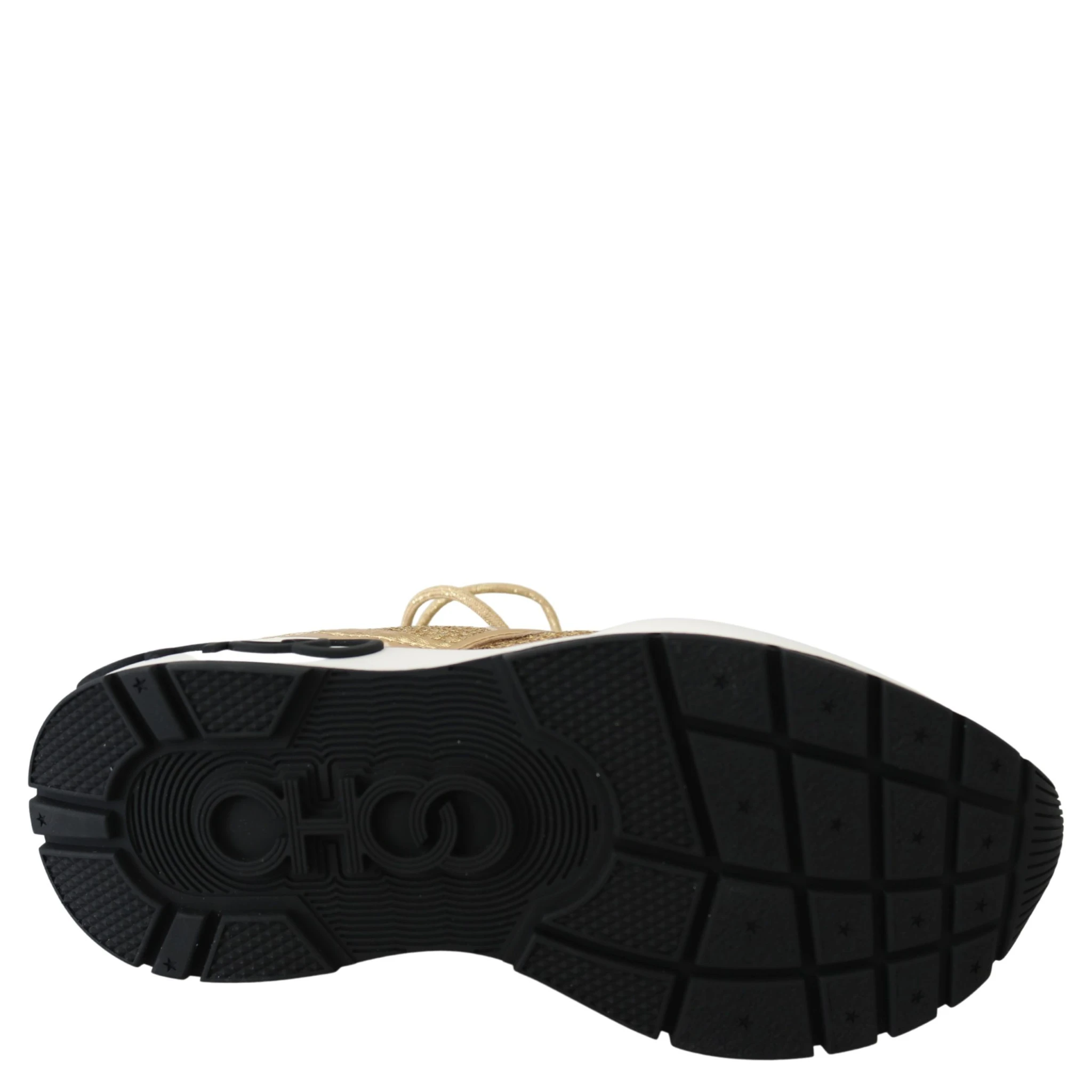 Gold Mesh Leather Michigan Sneakers