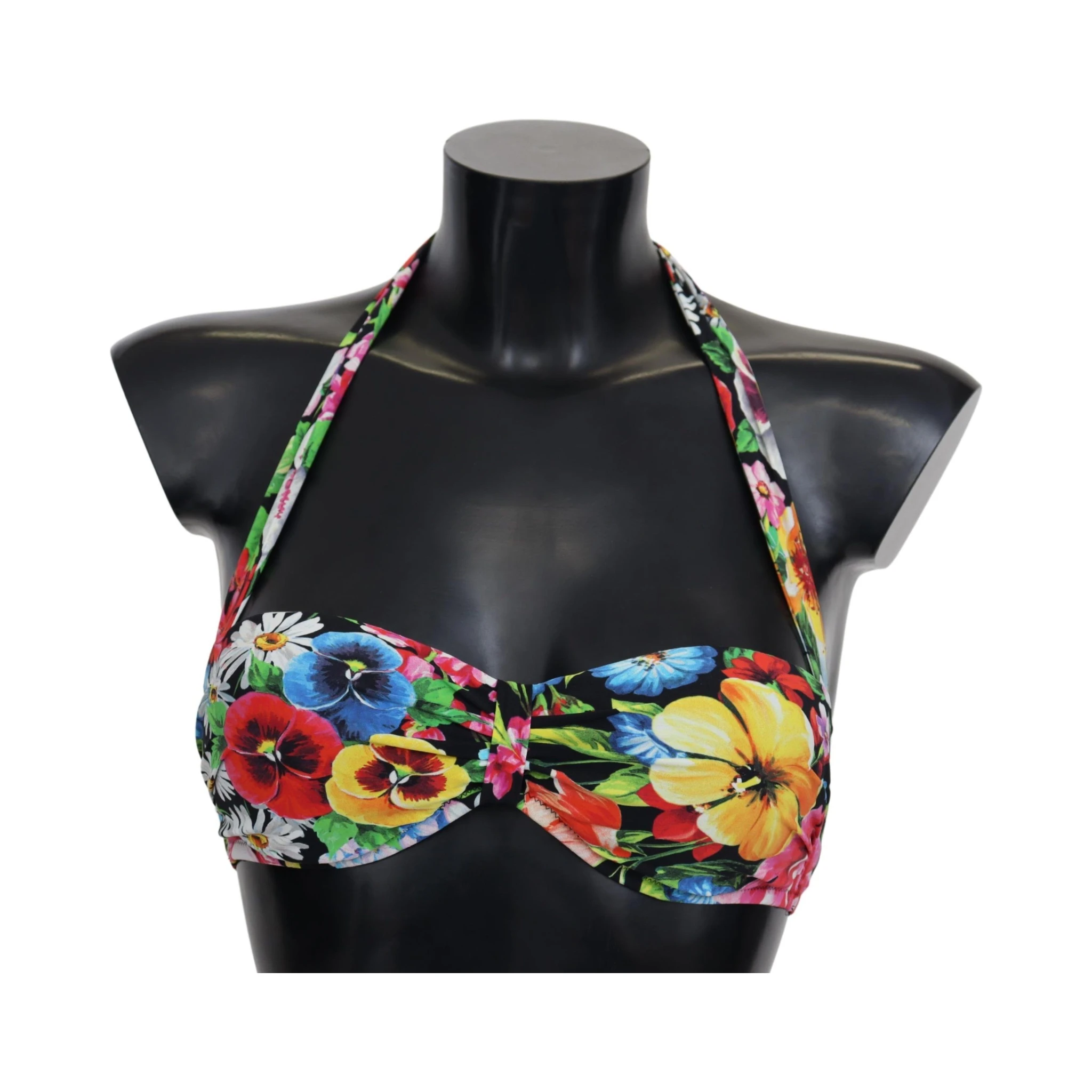 Multicolor Floral Print Swimwear Bikini Tops