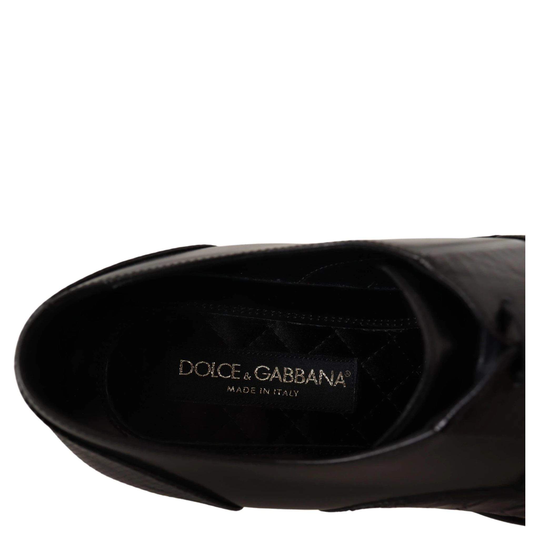 Black Leather Exotic Skins Formal Shoes