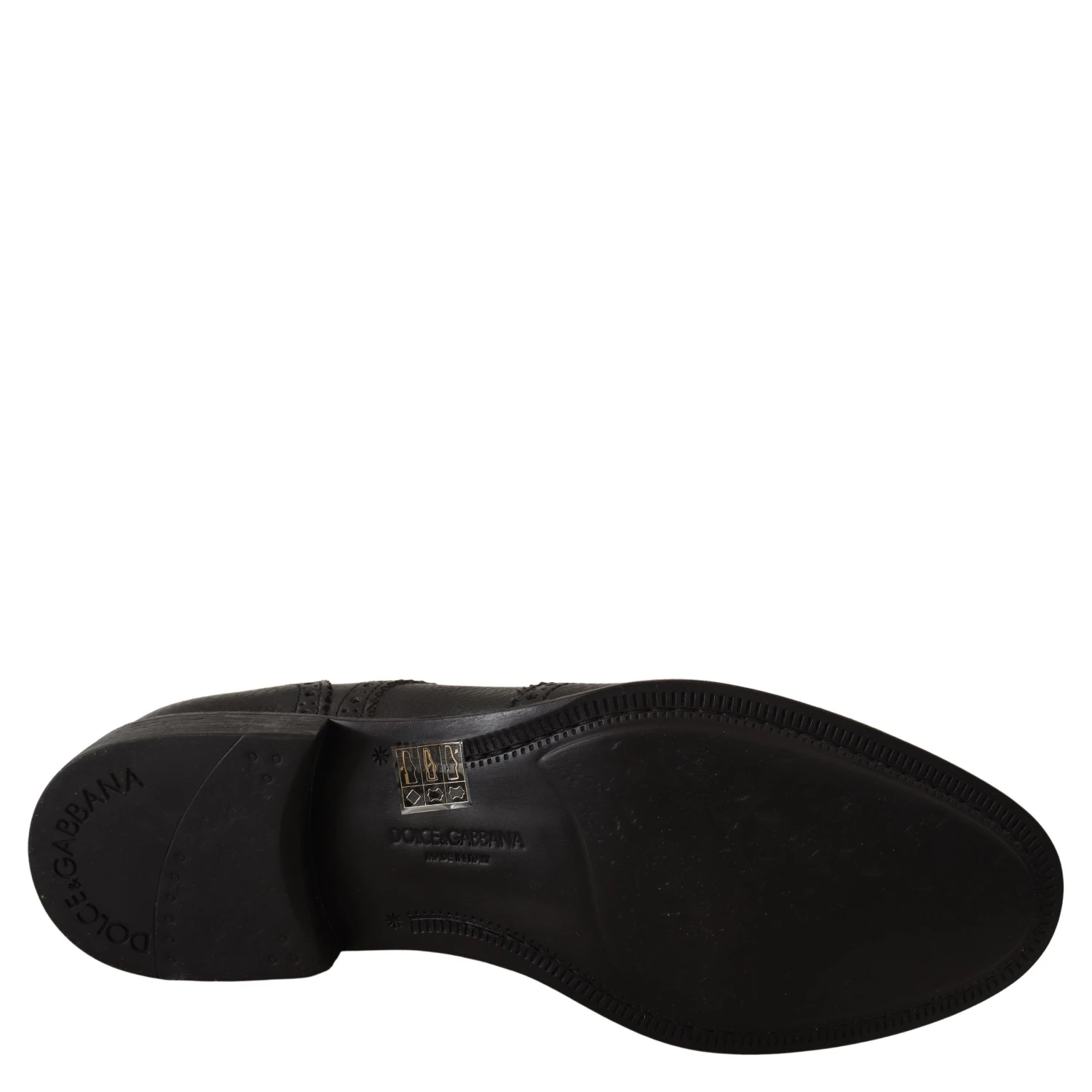 Black Leather Oxford Wingtip Formal Dress Shoes