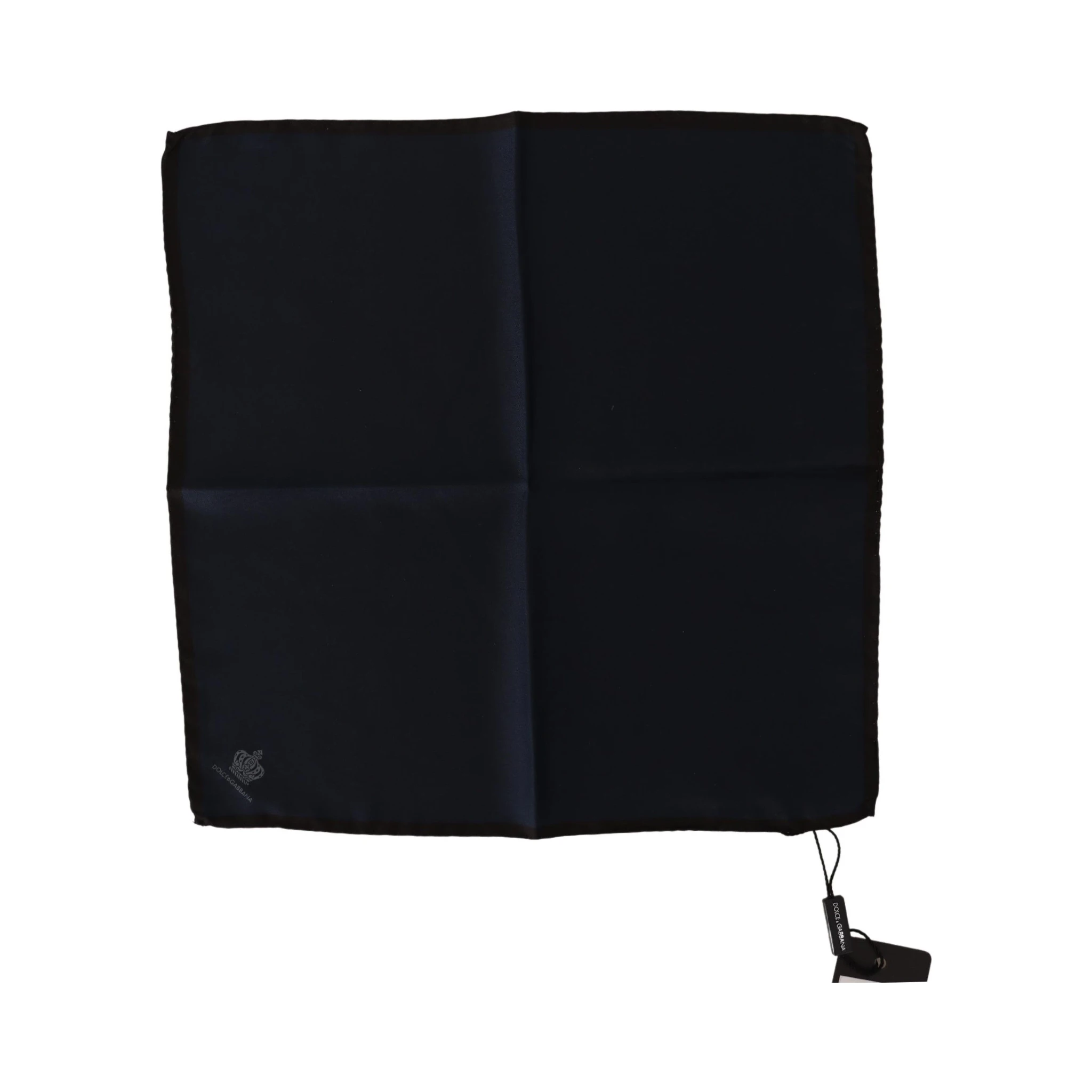 Black Square Handkerchief 100% Silk Scarf