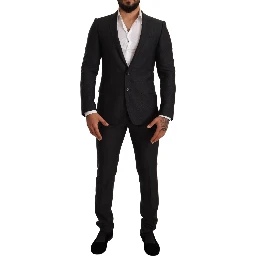 Gray Wool MARTINI Slim Fit Set Suit