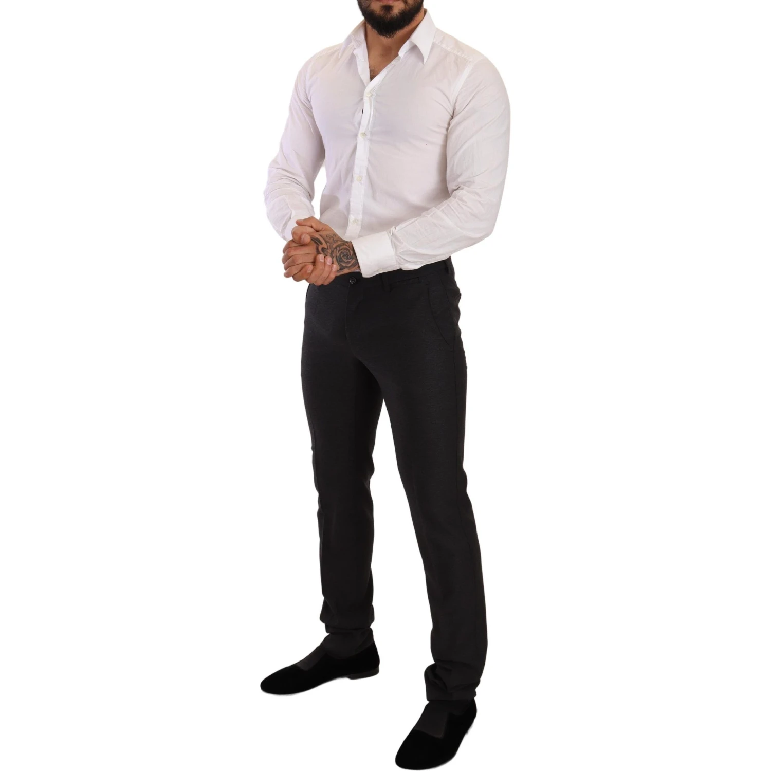 Gray Wool MARTINI Slim Fit Set Suit