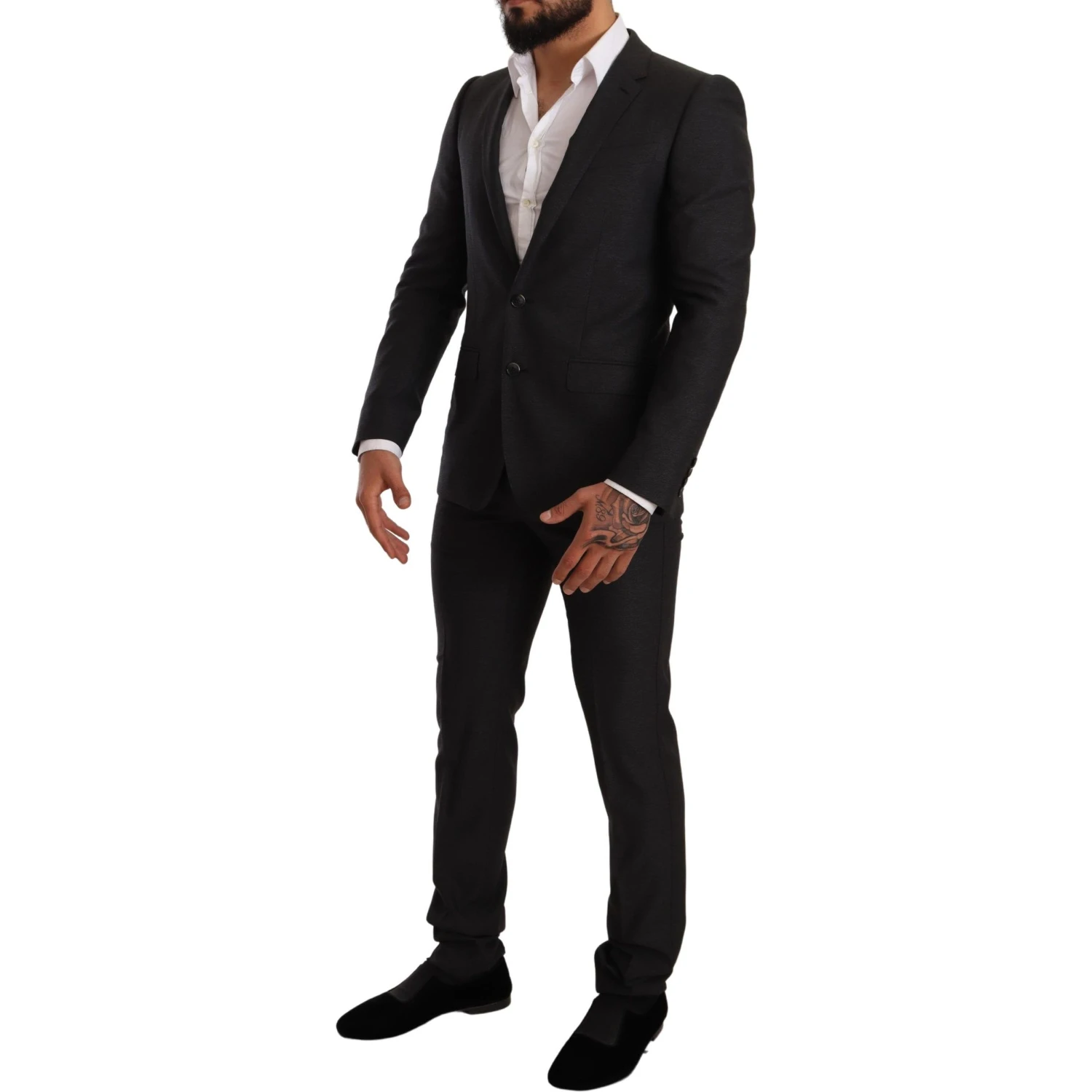 Gray Wool MARTINI Slim Fit Set Suit